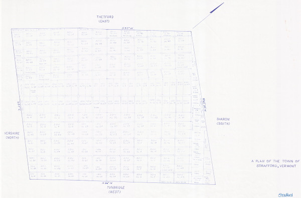 Strafford Lotting Vermont Town VT State Archives