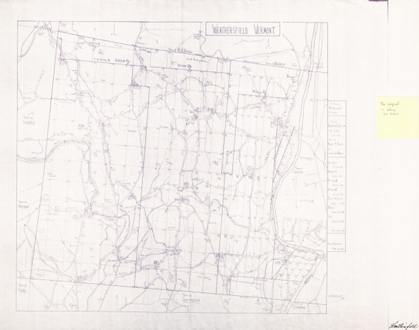 Weathersfield 219 Lotting Vermont Town VT State Archives