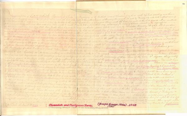 Cavendish B Lotting Vermont Town Whitelaw Plans Archive