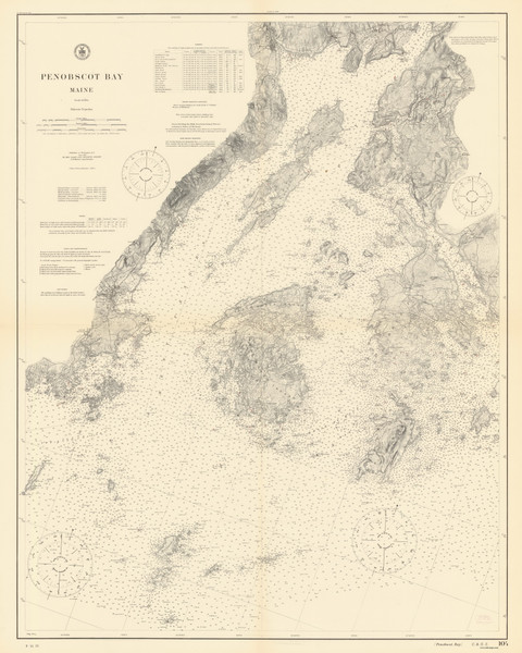 Penobscot Bay 1911 80000 AT Chart 104