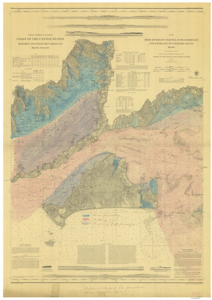 Vineyard Sound to Buzzards Bay 1874 80000 AT Chart 112