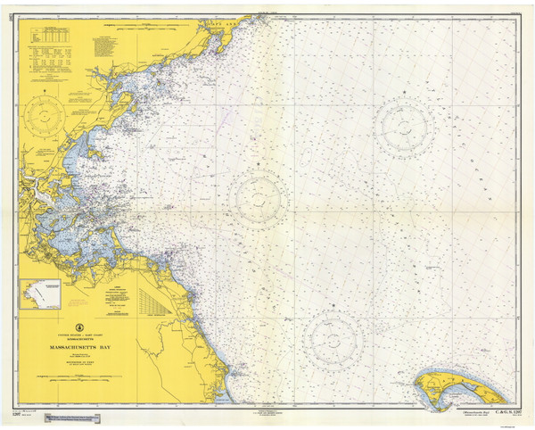 Massachusetts Bay 1957 80000 AT Chart 1207