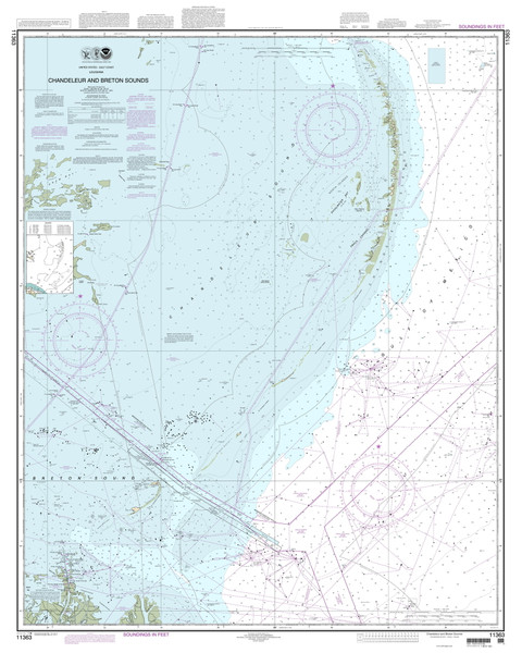 Chandeleur and Breton Sounds 2013 80000 AT Chart 1270