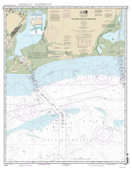 Calcasieu Pass to Sabine Pass 2013 80000 AT Chart 1279