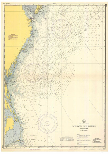 Cape May to Cape Hatteras 1942 AC General Chart 1109 Cape May to Cape Hatteras 1942 AC General Chart 1109
