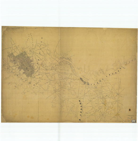 Charleston Harbor 1825 - Old Map Nautical Chart AC Harbors 431 - South Carolina