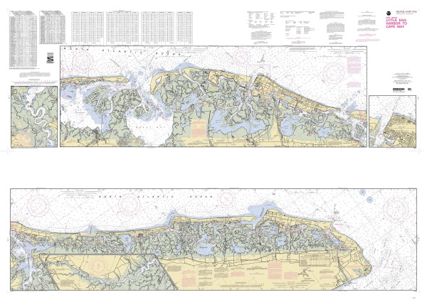 Little Egg Harbor to Cape May 2002 - Old Map Nautical Chart AC Harbors 12316 - New Jersey