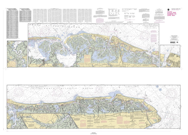 Little Egg Harbor to Cape May 2005 - Old Map Nautical Chart AC Harbors 12316 - New Jersey