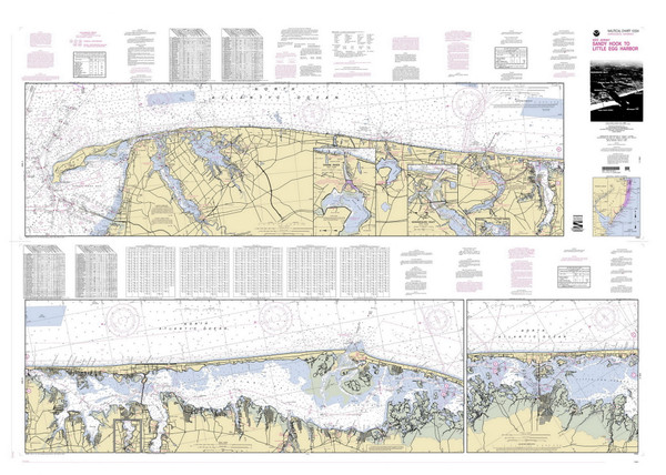 Sandy Hook to Little Egg Harbor 2002 - Old Map Nautical Chart AC Harbors 12324 - New Jersey
