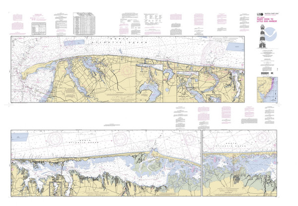 Sandy Hook to Little Egg Habror 2009 - Old Map Nautical Chart AC Harbors 12324 - New Jersey