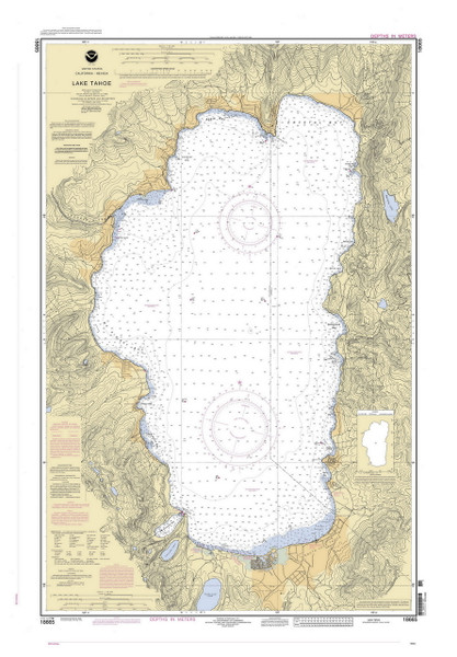 Lake Tahoe - 2004 Nautical Chart - Inland Lakes
