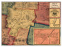 Cheshire Poster Map, 1858 Berkshire Co. MA