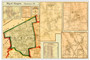 Abington Poster Map, 1857 Plymouth Co. MA