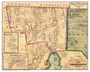 Roylaston Poster Map, 1857 Worcester Co. MA