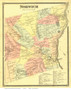 Norwich, Vermont 1869 Old Town Map Reprint - Windsor Co.