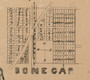 Bone Gap Village - Edwards Co., Illinois 1891 Old Town Map Custom Print - Edwards Co.