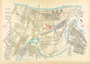 Villages of West Springfield, Merrick & Mittineague, Massachusetts 1912 Old Town Map Reprint - Hampden Co.