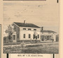 C.B. Allen Residence, Otto, New York 1856 Old Town Map Custom Print - Cattaraugus Co.