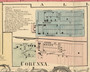 Corunna Village, Fairfield, DeKalb Co. Indiana 1863 Old Town Map Custom Print - DeKalb Co.