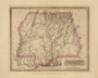 Mississippi Territory 1817 Lucas - Old State Map Reprint