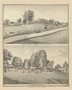Residences of Thomas F. Parrott and George Parrett - Ohio 1875 Old Town Map Custom Reprint - Fayette Co. Atlas 64