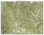 Dover 1957 - Custom USGS Old Topo Map - Vermont