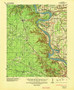 Pastoria, Arkansas 1935 (1947) USGS Old Topo Map Reprint 15x15 AR Quad 260245