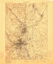 Providence, Rhode Island 1894 (1911) USGS Old Topo Map Reprint 15x15 MA Quad 353524