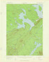 Brassua Lake, Maine 1957 (1959) USGS Old Topo Map Reprint 15x15 ME Quad 306485