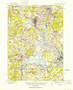 Dover, New Hampshire 1916 (1952) USGS Old Topo Map Reprint 15x15 ME Quad 330006