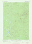 Howe Brook, Maine 1965 (1968) USGS Old Topo Map Reprint 15x15 ME Quad 306608