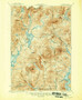 Second Connecticut Lake, New Hampshire 1932 (1948) USGS Old Topo Map Reprint 15x15 ME Quad 330340
