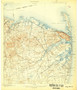 Sandy Hook, New Jersey 1901 (1907) USGS Old Topo Map 15x15 NJ Quad