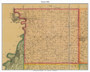 Tyrone, Le Sueur Co. Minnesota 1880 Old Town Map Custom Print - Le Sueur Co.