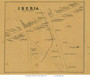 Iberia - Washington, Ohio 1857 Old Town Map Custom Print - Morrow Co.