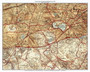 Crystal Lake and Chestnut Hill Reservoir 1946 - Custom USGS Old Topo Map - Massachusetts 7x7 Custom - Lakes Not Quabbin