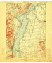 Port Henry, New York 1898 (1909) USGS Old Topo Map Reprint 15x15 VT Quad 148157