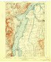 Port Henry, New York 1898 (1928) USGS Old Topo Map Reprint 15x15 VT Quad 148163