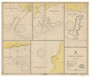 Molokai Harbors 1944 Hawaii Harbor Chart 4121 - 19353 4 Molokai