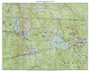 Dublin Pond and Howe Reservoir 1984 - Custom USGS Old Topo Map - New Hampshire - South West