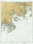 Machias Bay to Tibbett Narrows 1984 - Old Map Nautical Chart AC Harbors 5 13326 - Maine