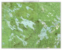 Grand Lake Stream and Surrounding Lakes 1941 - Custom USGS Old Topo Map - Grand Lake 15x15 Maine 4