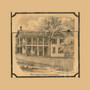 Coates Residence, Wisconsin 1868 Old Town Map Custom Print - Grant Co.