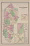 Middlefield, Clarksville #19-20, New York 1868 Old Map Reprint - Otsego Co.