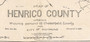Title of Source Map - Henrico County, Virginia 1911 Old Town Map Custom Print - Henrico Co. - NOT FOR SALE