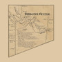 Bridgton Center, Maine 1857 Old Town Map Custom Print - Cumberland Co.