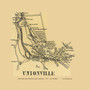 Unionville Village - Farmington Connecticut 1855 Old Town Map Custom Print - Hartford Co.