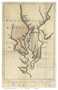 Chesapeake Bay 1732 - Senex - boundaries of Maryland - Old Map Reprint