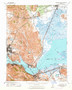 Carquinez Stait, California 1940 (1963) USGS Old Topo Map 15x15 Quad