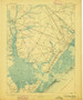 Great Egg Harbor, New Jersey 1893 (1893) USGS Old Topo Map 15x15 Quad